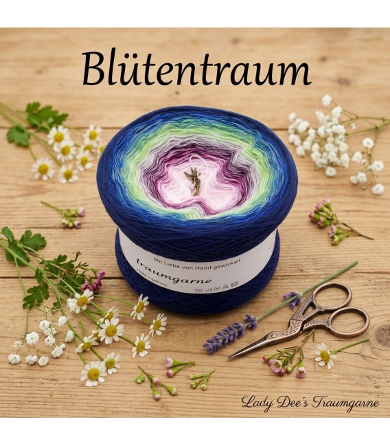 Blütentraum Megabobbel - Farbverlaufsgarn 4-fädig - Bild 1