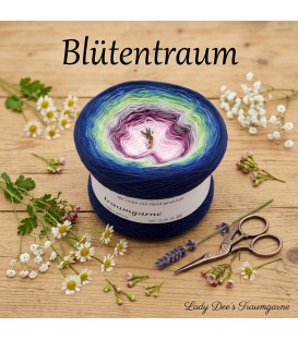 Blütentraum (цветы сон) Мега Bobbel - 500г - 4 нитевидные градиента пряжи - Фото 1