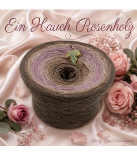 Ein Hauch Rosenholz (Une touche de bois de rose) Gigantesque Bobbel - 4 fils de gradient filamenteux - photo 1