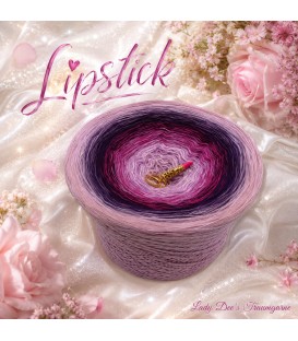 Lipstick Gigantic Bobbel - 4 ply gradient yarn - image 1