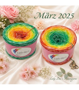 März Bobbel 2025 - Farbverlaufsgarn 4-fädig