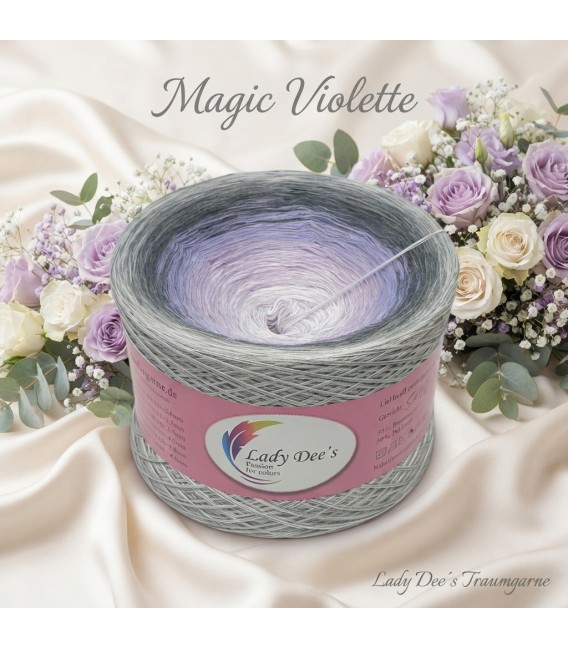 Magic Violette - Mega Bobbel - 4 ply gradient yarn