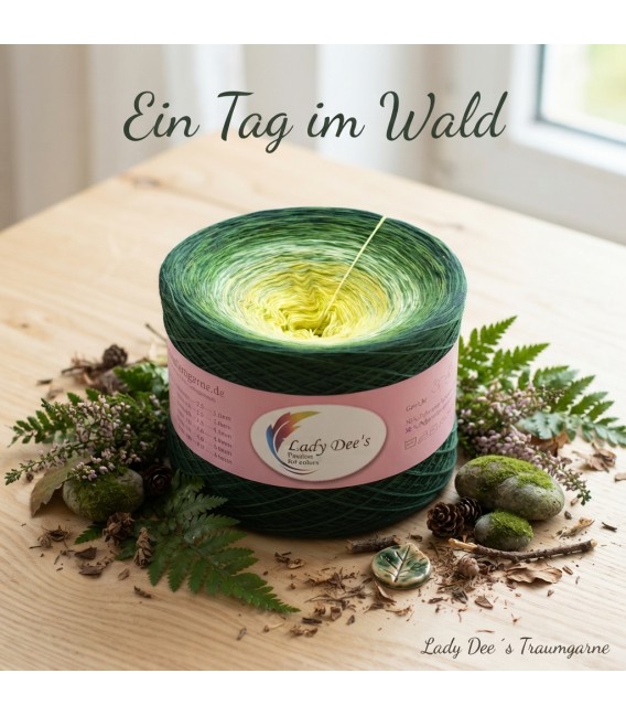Ein Tag im Wald - Farbverlaufsgarn 4-fädig