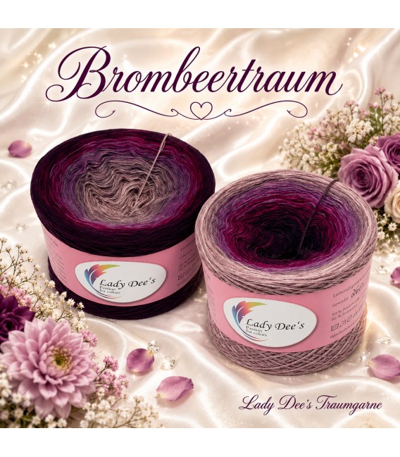 Brombeertraum - 4 ply gradient yarn