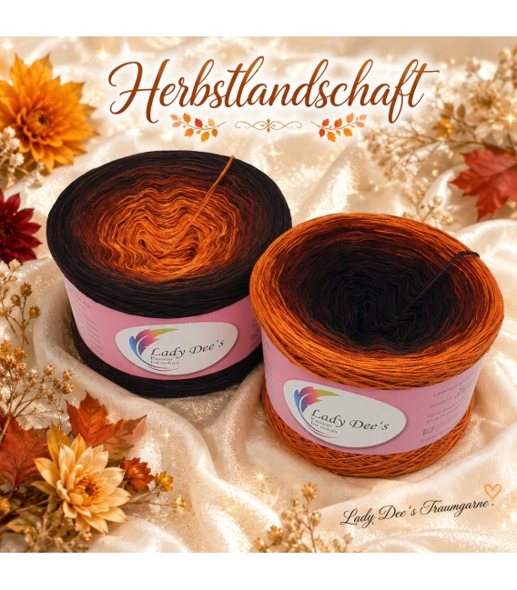 Herbstlandschaft - 4 нитевидные градиента пряжи