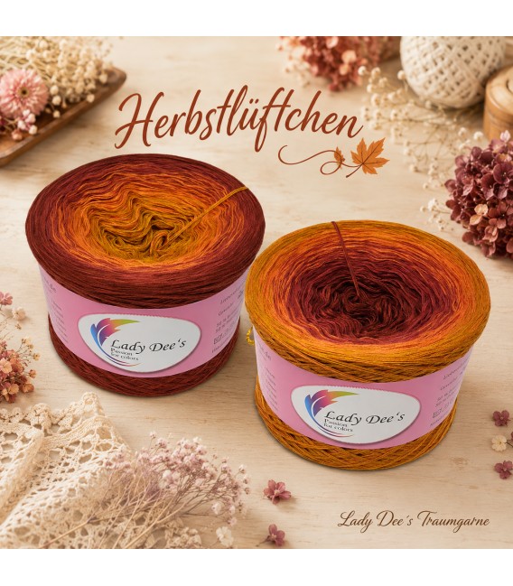 Herbstlüftchen - Farbverlaufsgarn 4-fädig