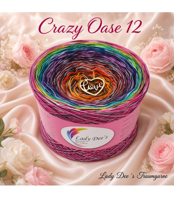 Crazy Oase 12 - Farbverlaufsgarn 4-fädig - Bild 1