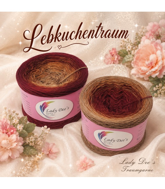 Lebkuchentraum - 4 нитевидные градиента пряжи
