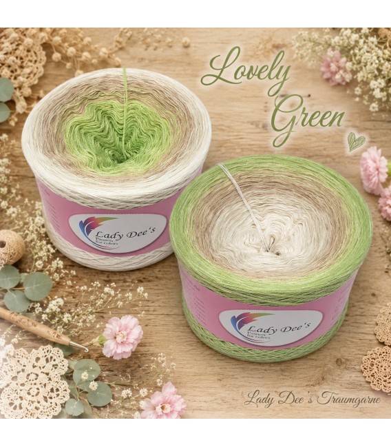 Lovely Green - Farbverlaufsgarn 4-fädig