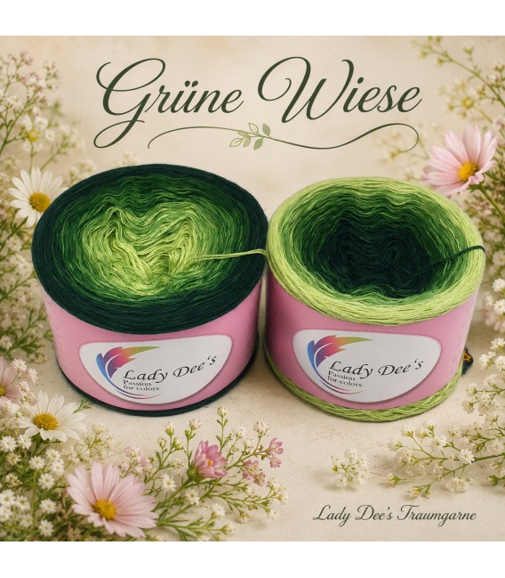 Grüne Wiese - 3 ply gradient yarn