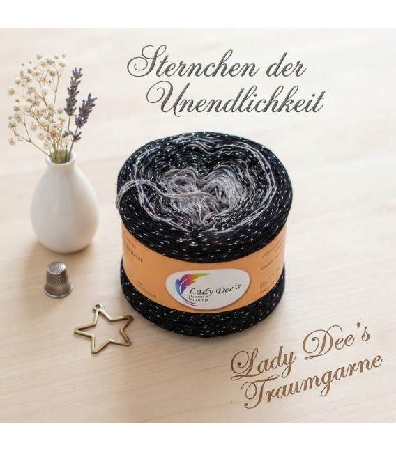 Sternchen der Unendlichkeit (Infinity asterisk) - 4 ply gradient yarn - image 1