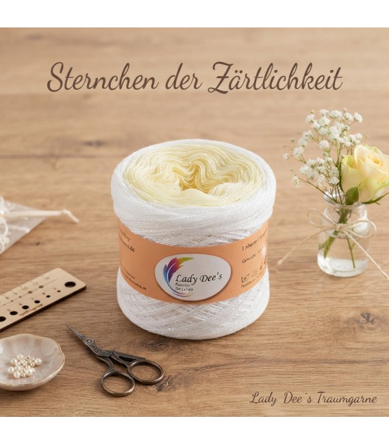 Sternchen der Zärtlichkeit (Asterisk of tenderness) - 4 ply gradient yarn - image 1