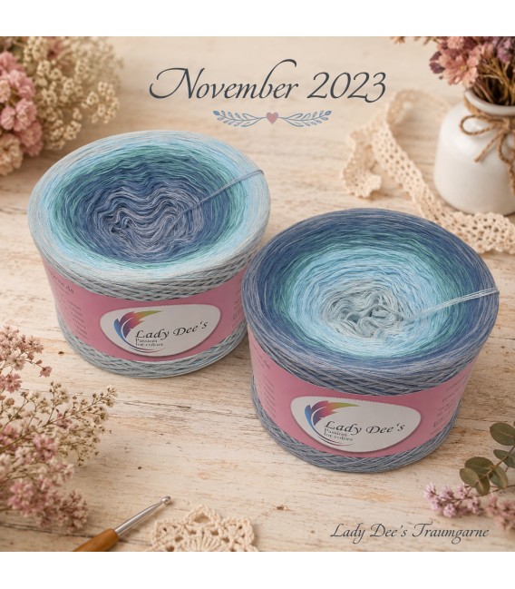 November Bobbel 2023 - Farbverlaufsgarn 4-fädig
