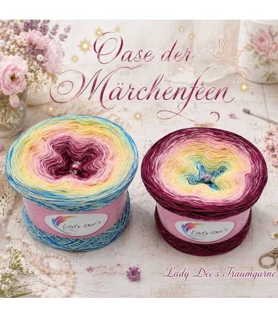 Oase der Märchenfeen (Oasis of fairy tale fairies) - 4 ply gradient yarn - image 8