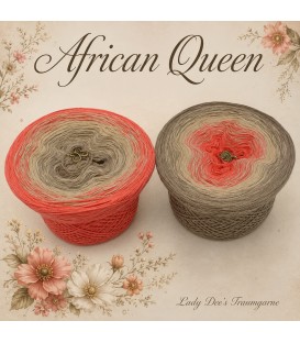 African Queen - 3 нитевидные градиента пряжи