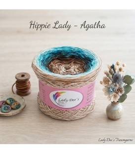Hippie Lady - Agatha - 4 ply gradient yarn - image 1