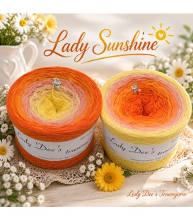 Lady Sunshine - 4 нитевидные градиента пряжи