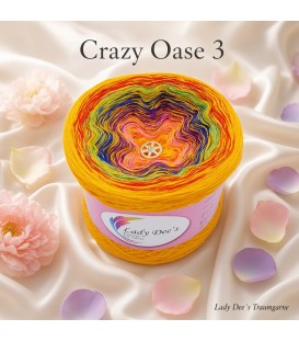 Crazy Oase 3 - 4 нитевидные градиента пряжи - Фото 1