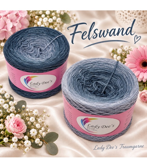 Felswand - Farbverlaufsgarn 4-fädig