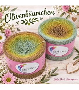 Olivenbäumchen - 4 ply gradient yarn