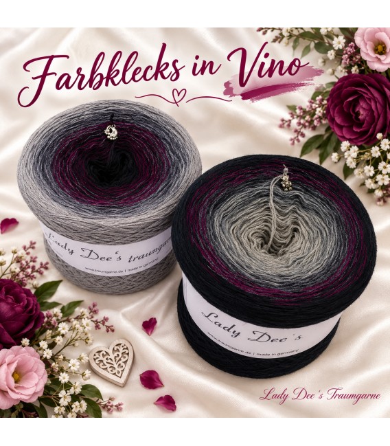 Farbklecks in Vino (Цветная капля в Вино) - 4 нитевидные градиента пряжи - Фото 1