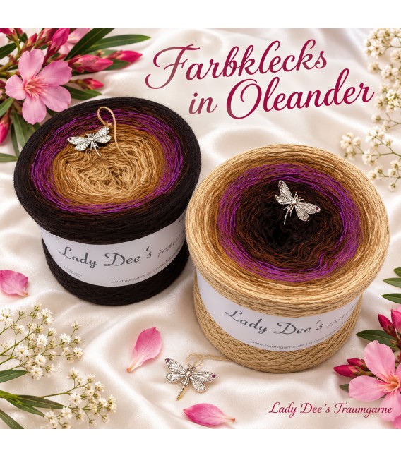 Farbklecks in Oleander (Blob de peinture dans le laurier rose) - 4 fils de gradient filamenteux - Photo 1