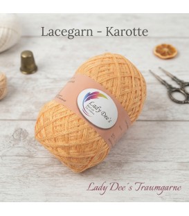 Lace yarn - carrot