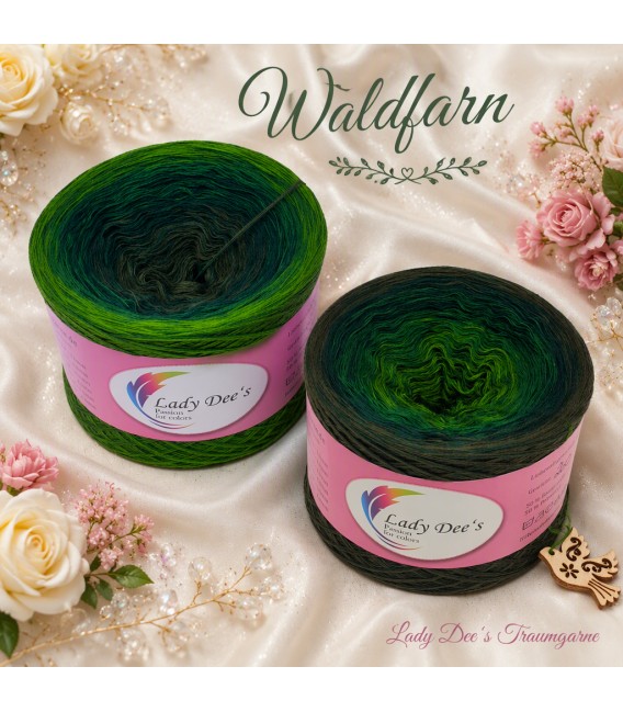 Waldfarn - 4 ply gradient yarn