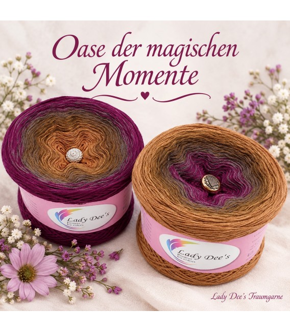 Oase der magischen Momente (Oasis of magical moments) - 4 ply gradient yarn - image 1