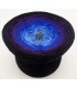 gradient yarn 4-ply Magic Blue - Black outside ...