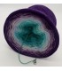 gradient yarn 4ply Geheimnisvoll - purple outside 4 ...