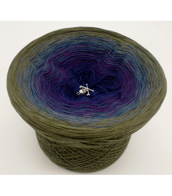 gradient yarn 4-ply Auge des Hurrikan - Khaki outside