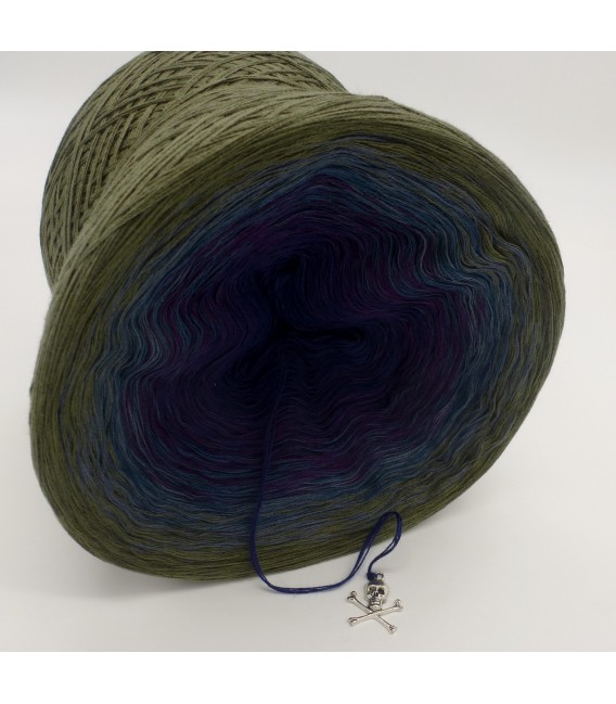 gradient yarn 4-ply Auge des Hurrikan - Khaki outside 3