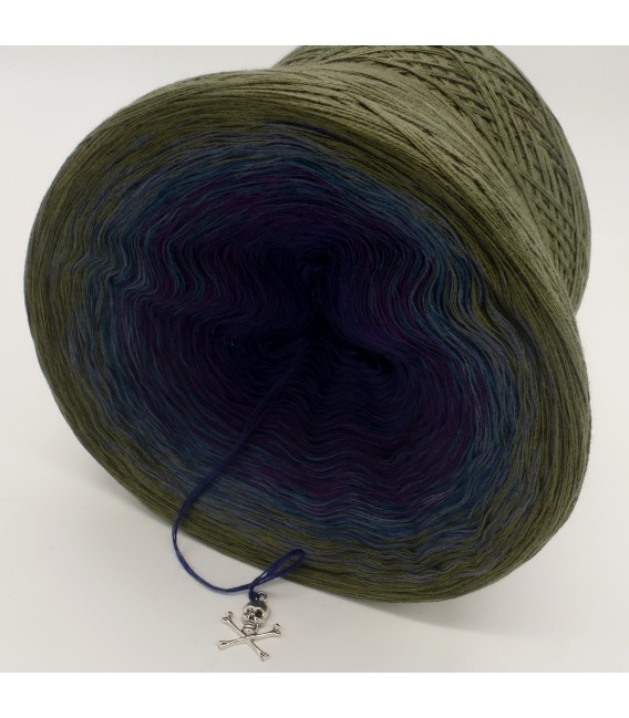 gradient yarn 4-ply Auge des Hurrikan - Khaki outside 4