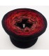 Abendrot (Evening red) - Black continuously - 4 ply gradient yarn - image 1 ...
