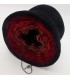 Abendrot (Evening red) - Black continuously - 4 ply gradient yarn - image 4 ...