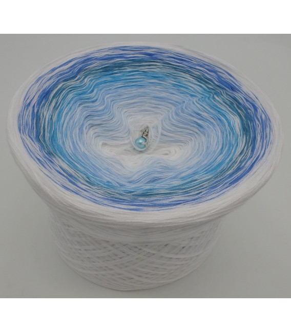 Blue Ocean - Weiss durchlaufend - Farbverlaufsgarn 4-fädig - Bild 1