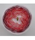 Erdbeereis mit Sahne (Strawberry ice with cream) - White continuously - 4 ply gradient yarn - image 2 ...