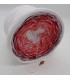 Erdbeereis mit Sahne (Strawberry ice with cream) - White continuously - 4 ply gradient yarn - image 3 ...