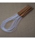 Bambou naturel aiguilles à tricoter carbonisées - 18 pièces emballent - photo 2 ...