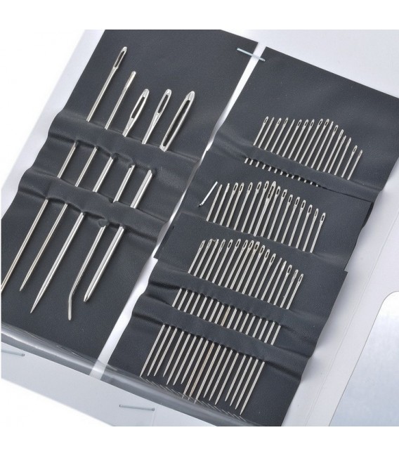 Stainless Steel Sewing Needles 1 Set (55 pieces) 1