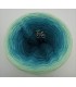 Smaragd küsst Petrol (Emerald kisses petrol) - 4 ply gradient yarn - image 7 ...