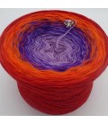 Red Magic - 4 ply gradient yarn
