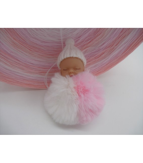 Baby Doll (Poupée bébé) Gigantesque Bobbel - 4 fils de gradient filamenteux - photo 6