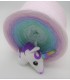 Träumendes Einhorn (Dreaming unicorn) Gigantic Bobbel - 4 ply gradient yarn - image 4 ...