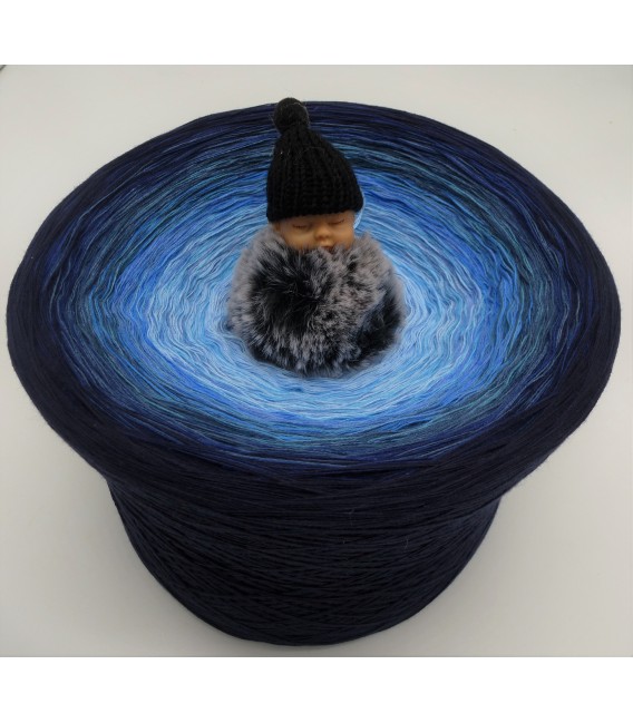 Blue Wonder Gigantic Bobbel - 4 ply gradient yarn - image 1