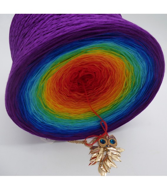 Kinder des Regenbogen (Children of the rainbow) Gigantic Bobbel - 4 ply gradient yarn - image 4