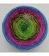 Sommerbunt mit Schwarz (Summer colorful with black) - 4 ply gradient yarn - image 3 ...