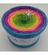 Sommerbunt mit Weiss (Summer colorful with white) - 4 ply gradient yarn - image 5 ...