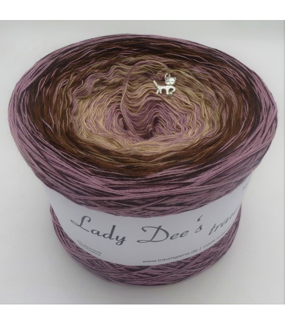 Edelchen in Rosenholz (Precious in rosewood) - 4 ply gradient yarn - image 1